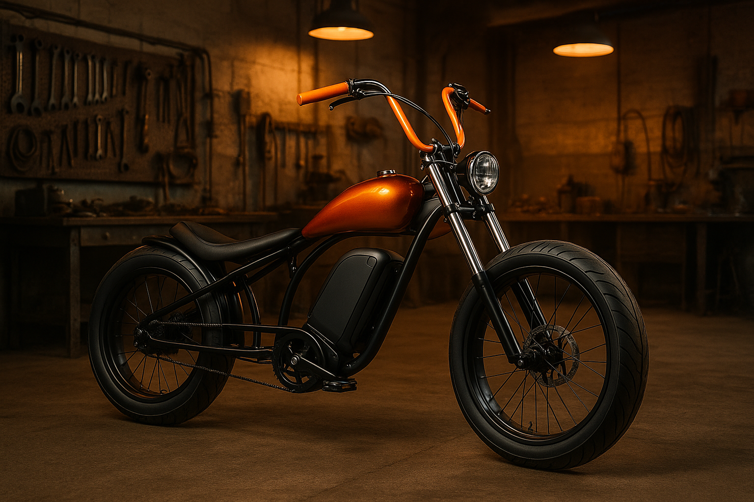 Ręcznie budowane choppery z Polski